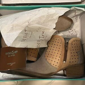 Women's Taupe Suede Perforated Ankle Boots!Accepting Offers/Bundle Deals!